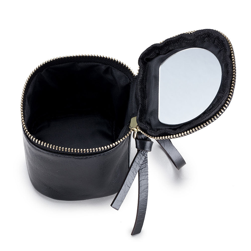 Pochette avec miroir intégré