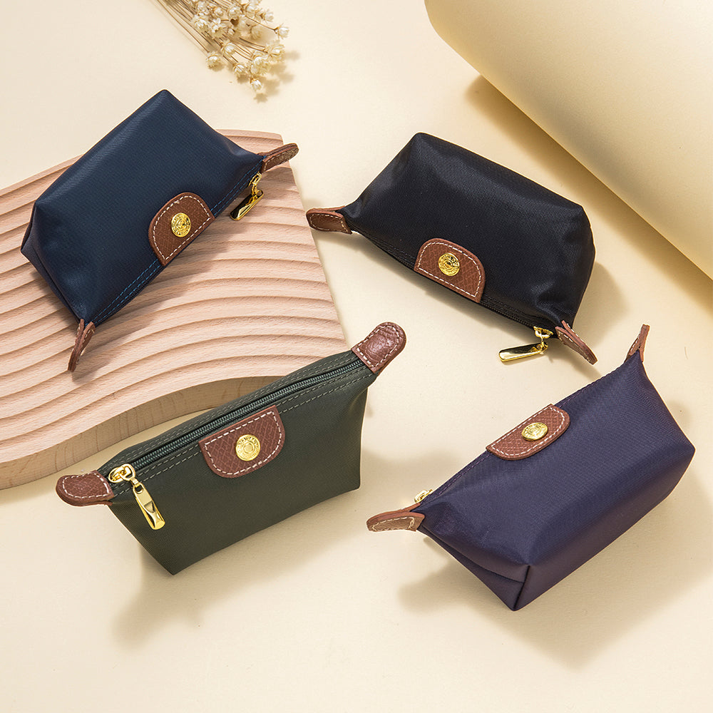 Petite Pochette en Nylon pour Monnaie, Clés et Petits Objets