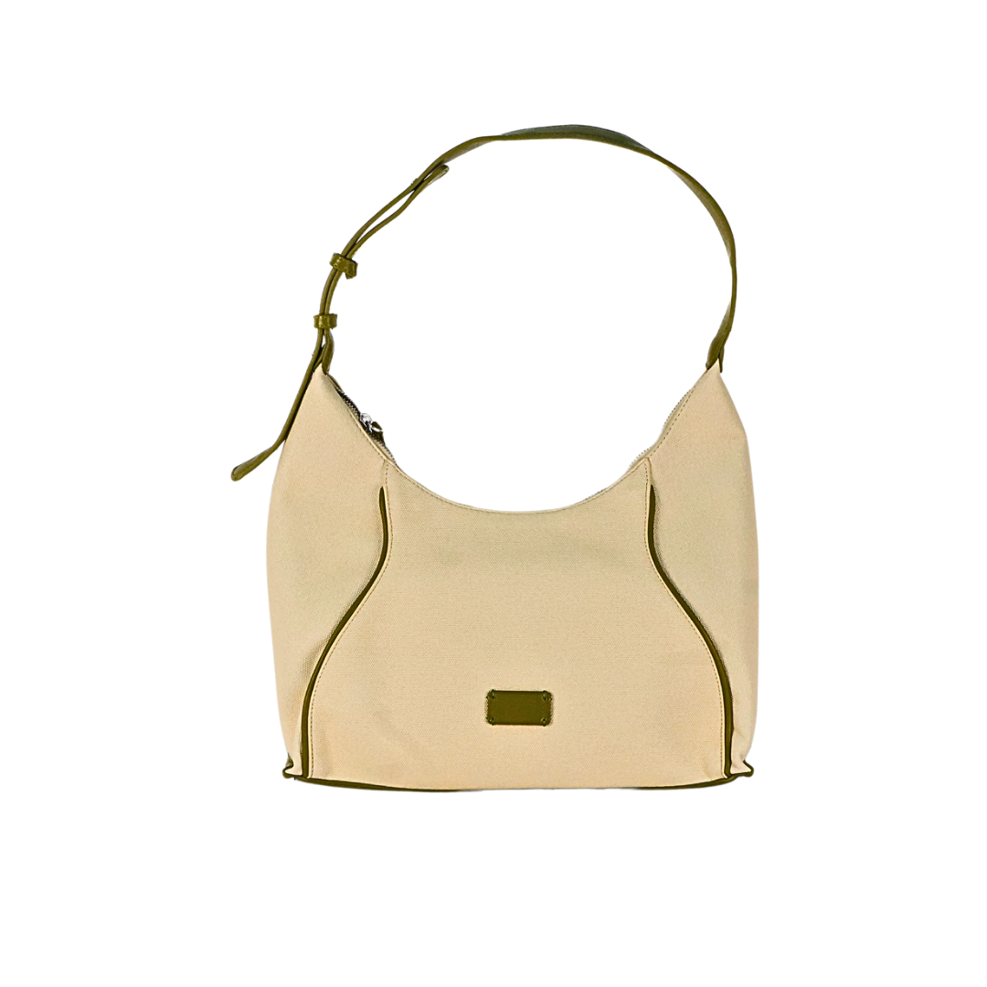 Sac à Main en Canvas Beige Élégant