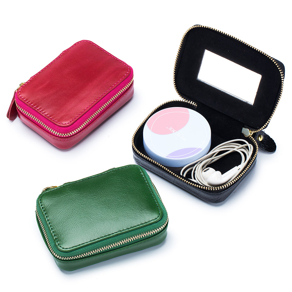 Petite Pochette avec Miroir Intégré pour Sac à Main